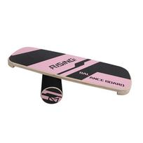 Wooden Surf & Snowboard Balance Board rožinė