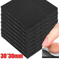 100/50 VNT Magnetiniai Kvadratiniai Lipnūs Magnetai Minkštos Magnetinės Plokštės Lanksčios Lipnios Šaldytuvo, Juodosios Lentos, Biuro Lipdukams 50PCS