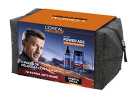 Veido priežiūros priemonių rinkinys vyrams L’Oréal Paris Men Expert Power Age Case, 80 ml