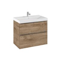 Vonios spintelė po praustuvu Elita Look 80 2DR, ąžuolo sp., 44.9 cm x 80 cm x 63.5 cm