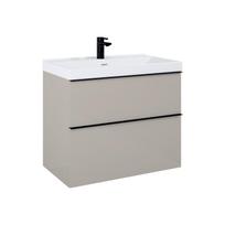 Vonios spintelė po praustuvu Elita Look 80 2DR, fume matt sp., 44.9 cm x 80 cm x 63.5 cm