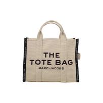 Marc Jacobs Cotton Shoulder Crossbody Tote Bag With Logo Embroidery And Internal Zipper Pocket Women bags Light-Brown M0017027263SAND Basic Set (Bag+Tag)
