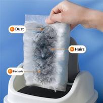 CYCLI-For Swiffer Duster,Heavy Duty Multi Surface Replacement Refill Kit With 2 Extra Handles