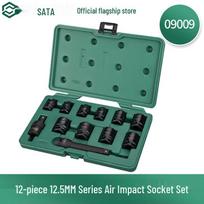 SATA 12-Piece Metric Pneumatic Socket Wrench Set