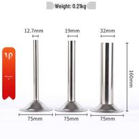 Stainless Steel Sausage Stuffer with Extended Funnel Spout Meat Grinder