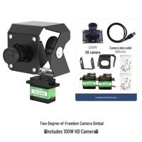 Dvi ašys Kamera Pasukimo-Pakreipimo Galva Raspberry Pi Robotui Basic Model black