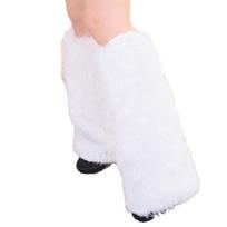 Women Furs Leg Warmer Winter Furry Long Boot Cuffs Fuzzy Shoe Cover Party Costume for Holiday Festival Performances Play balta