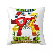 Bruh Steal A Brainrot  Six Seven Pillow Cases Funny Brainrot Meme Cushion Cover Polyester Decorative Pillowcase for Home 30x30 cm