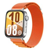 Alpine Loop Strap for Huawei Watch Fit 5/5 Pro Nylon Breathable Replaceable Wristband for Huawei Watch Fit 3/4/Fit 4pro Bracelet Huawei Watch Fit 3 oranžinė