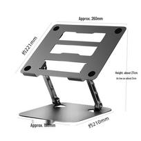 Adjustable Laptop Cooling Stand with Rotating, Folding, and Heightening Features