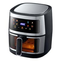 2026 Stainless Steel Multifunctional Air Fryer Oven - New Electric Model for Household Use UK Standard 220V gray