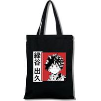 Boku No Hero Mano Herojus Akademija Deku Bakugou Pirkinių krepšys Animacinių filmų spauda Mergaičių pirkinių krepšiai Kasdienė mada 24*26cm