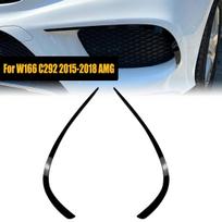 W166 Priekinio buferio skirstytuvas Spoilerio dangtelio lipdukas Mercedes Benz GLE klasės C292 GLE43 GLE63 AMG 2015 - 2018 automobiliui
