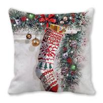 Kalėdinis namų dekoravimas Kalėdų pagalvės užvalkalas Naujieji metai Natalena Vida Noel Ornamentas Kalėdų dovana 40x40cm