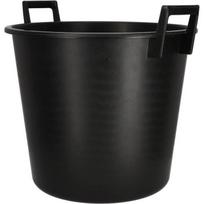 Plastikinis mūrininko kibiras - KOTARBAU - Apvalus 40L - Juodas