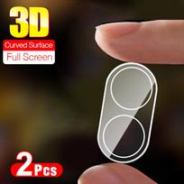 2Sets Curved Tempered Glass For HONOR X9b X9a X9 5G 4G X8b X8a X8 X7b 4G/5G X7a X7 X6 90 lite 70 Pro Pro+ 50 Back Camera Lens Cover HONOR X9b brown