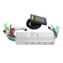 24?48V 350W Motor Brushless Controller Dual Drive Kit with Waterproof LCD Colorful Display Meter white
