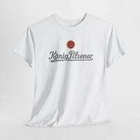 Vintažiniai Koenig Pilsener marškinėliai, Retro alaus marškinėliai, Unisex grafiniai marškinėliai, Vokiečių 4XL