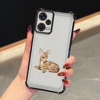 Case for Redmi Note 14 Pro Plus 11s 13C 11 9 Pro Note 13 10 Lite 12 K80 A3 A5 Phone Cover Vintage Brown Deer Design Redmi Note 10 Pro white