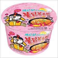 Samyang Carbo Buldak vištienos ramen (Didžioji taurė) 105 g (Aštraukus Carbonara skonis) 105g x 1EA