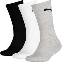 Puma Kojinės Paaugliams Junior Crew Black Grey White 907958 03