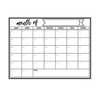 Fridge Magnetic Whiteboard Sticker, Weekly Monthly Planner Calendar, Dry Erase Household Chore Chart balta