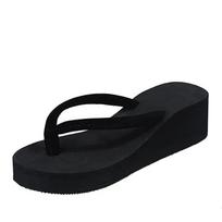 Šlepetės Vasariniai Batai Moteriški Pleištai Sandalai Šlepetės Paplūdimio Namų Šlepetės Moteriškos Basutės Memory Foam Šlepetės Zapatos De Mujer 36 juoda