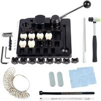 Ring Bender Ring Bending Tool for Spoon Rings Jewelry Making Kit with Nylon Dies 2 Ring Blanks Ring Bending Maker Machine Sizer Measuring Tool juoda