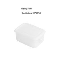 Plastic Kitchen Storage Box: Refrigerator, Freezer, and Microwave Safe Model A