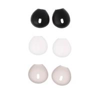 6 Pcs Silicone Earphone Ear Tips Earpads For iPhone 5 6 7 8 Plus Airpod Earbud black