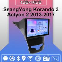 Android Carplay Car Radio For SsangYong Korando 3 Actyon 2 2013-2017 Multimedia Player Head Unit Stereo GPS Navigation BT WIFI 2+32GB 1+16GB