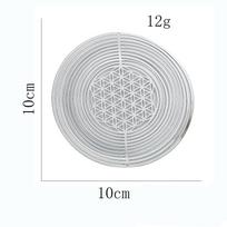 3,9 colio vėjo suktukas 3D mandala gyvybės gėlė vėjo varpelių dalys veidrodinis atspindys gaudyklė joga meditacija pakabinamas kiemo dekoras