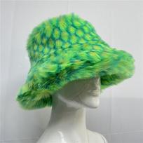 Winter Warm Women Faux Fur Bucket Hat Fashion Wide Brim Solid Color Fisherman Hats Outdoor Men Vacation Casual Panama Cap