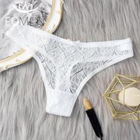 Moteriškos nėriniuotos kelnaitės Apatiniai Sexy Low Waist Moteriški apatiniai kelnaitės M