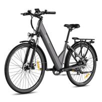 Elektrinis dviratis FAFREES F28 Pro 250W variklis Didžiausias greitis 25Km/h 15AH Elektrinis dviratis suaugusiems Didžiausias nuotolis 110Km Apkrova 150Kg 36V 15AH juoda