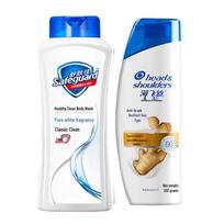 Safeguard Dušo želė ir Head & Shoulders Šampūno rinkinys