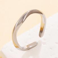Minimalist Mobius Strip Stainless Steel Ring for Women