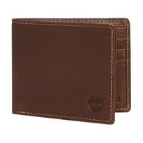 Timberland matinės apdailos tekstūruotos odos piniginė Vyriška piniginė Ruda TB0A2MNF2141 Brown