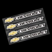 4 vnt. Automobilio kėbulo lipdukai Stiliaus emblemos Aksesuarai Chevrolet Spark Captiva Cruze Malibu Equinox Trax Camaro Blazer
