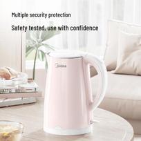 Midea 1.7L 316 Stainless Steel Electric Kettle CN plug (adapter included)