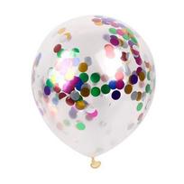 Versatile 12  Confetti Balloon Latex Helium Complements Wedding And Birthday Party Themes Mixed