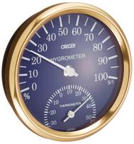 Crescel Thermometer and Hygrometer, Blue, CR-101B mėlyna