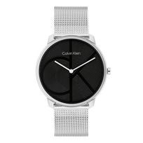 CALVIN KLEIN watch quartz movement steel strap 40mm bla dial unisex 30m waterproof 25300012 juoda