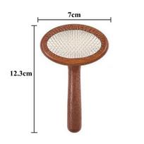 Wooden Dog Cat Comb Hair Remover Brush for Removing Mats, Tangles Loose Hair, Pet Grooming Comb for Long or Short Hair Dogs (as the picture,1PC)