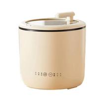 Mini Rice Cooker Multifunctional Home Electric Rice Maker Low Power Dormitory Non Stick Congee Cooking Pot smėlis