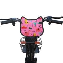 Regulable Bike Handlebars Cushions For Child Passenger Comfortable Headrest With Filling And Gentle Texture black