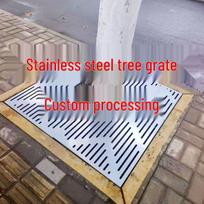 Stainless Steel Tree Pit Grate & Protection Board for Landscaping Custom - Contact Customer Service! white