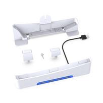 Stilingas stovo pagrindo pačiūžų laikiklis Tvarkinga saugykla ir USB šakotuvo integracija Horizontalūs žaidimų priedai, skirti PS5slim gray