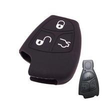 Silikoninis automobilio nuotolinio valdymo pulto dėklas, skirtas Mercedes CL55 CL600 CLK350 C230 CL500 CL65 S430 S500 S600 SL500 SLK55 CLK55 juoda