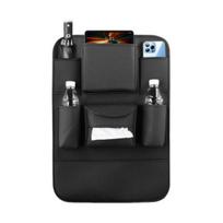 Automobilio sėdynės atlošo organizatorius su 7 kišenėmis Automobilio sėdynės atlošo laikymo krepšys Kabinamas krepšys Vandeniui atsparus Automobilio galinės sėdynės tvarkymo organizatorius juoda